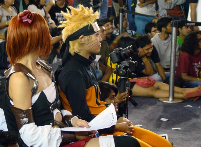 Comic-Con_Bangalore_2014_Judges_Miya_Akira